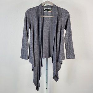 HAUTE MONDE cardigan open sweaters gray  Sz M